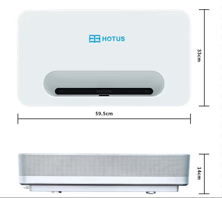 Tamaño del proyector 4k